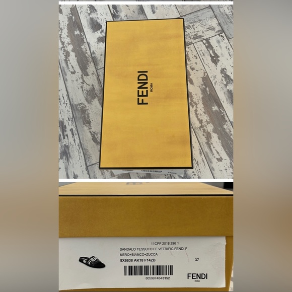 😍Authentic FENDI slides. Size 37. Flawless! Worn once indoors. - Picture 7 of 7